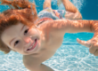 Boy Smiling Underwater