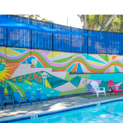Harriet Plummer Pool with Outdoor Mural