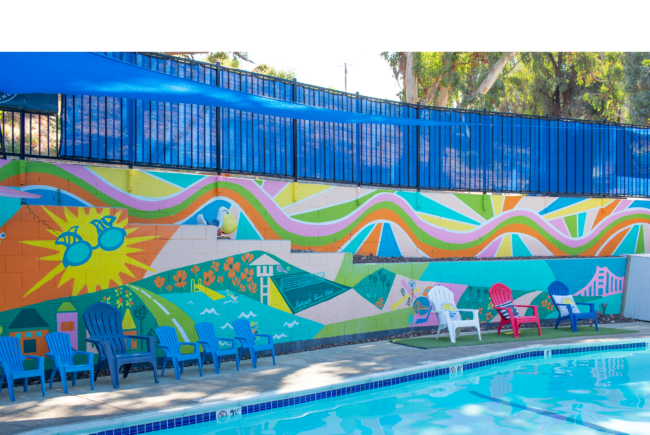 Harriet Plummer Pool with Outdoor Mural